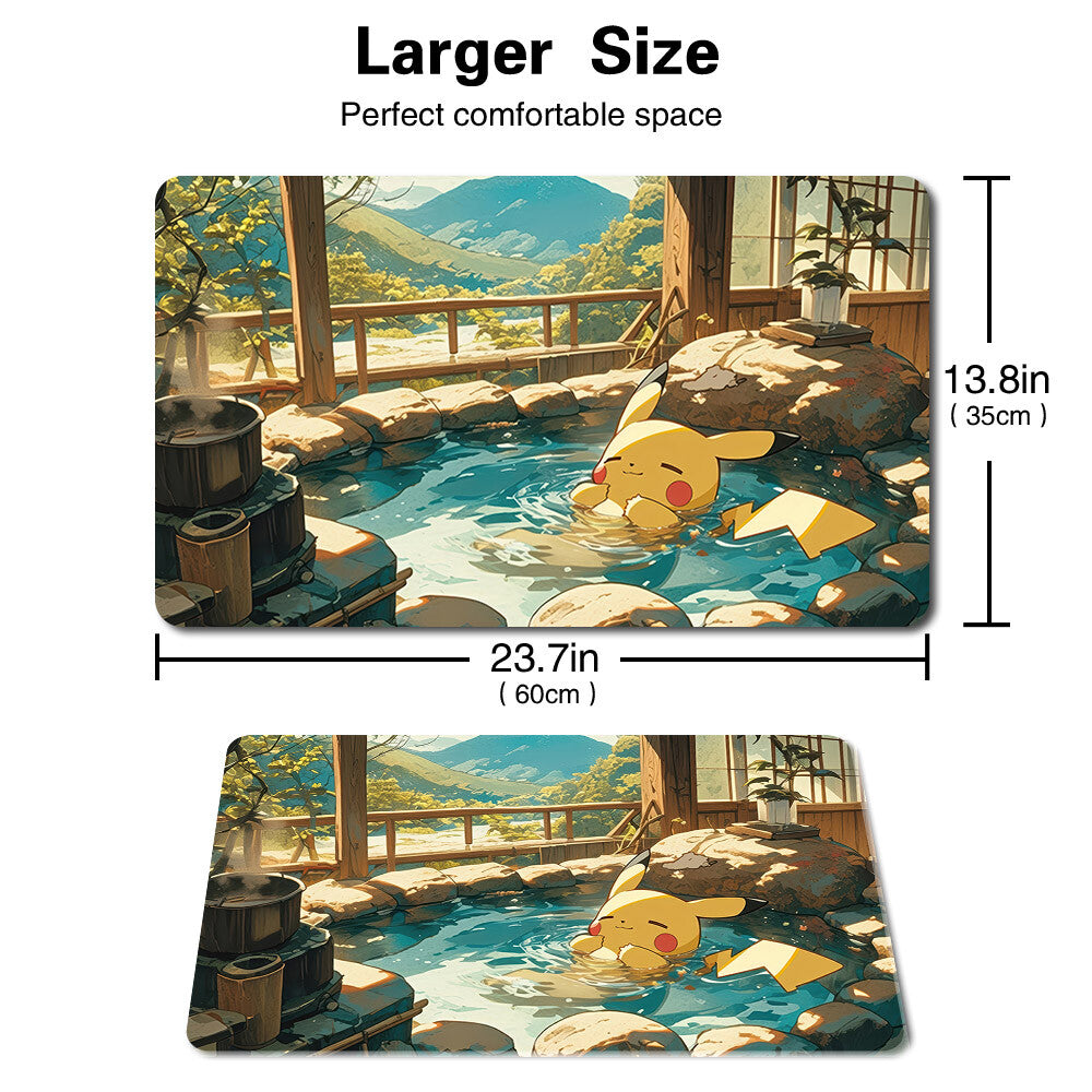 1377211 - Board Game Pokemon Pikachu Playmat Stitched Edge Games Mousepad Play Mat of TCG