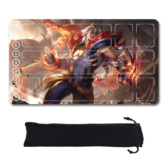 Sett - League Of Legends Riftbound Playmat 24x14 in + Free Storage Bag