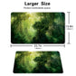 Green-Mana-Forest - Board Game MTG Playmat Games Mousepad Play Mat of TCG Stitched Edge
