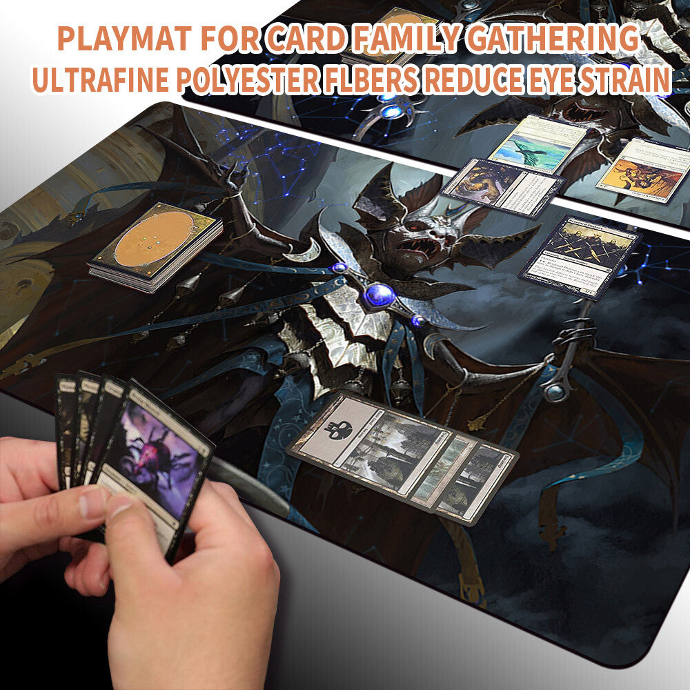 Moonstone Eulogist - Magic The Gathering MTG Playmat TCG CCG MTG Playmat Stitched Edge