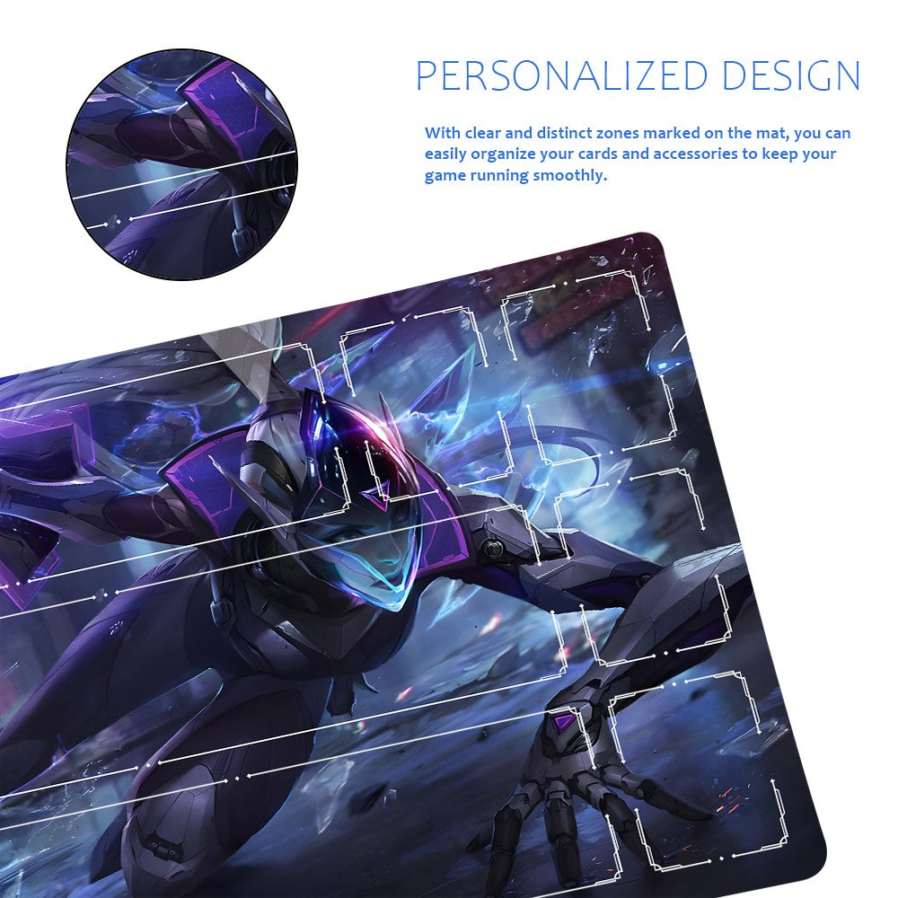 Vayne - League Of Legends Riftbound Playmat 24x14 in + Free Storage Bag