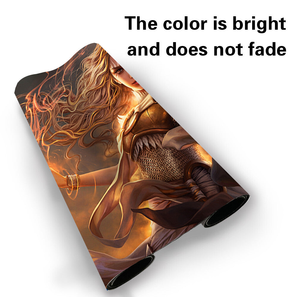 SERRA THE BENEVOLENT - Board Game MTG Playmat Games Mousepad Play Mat of TCG Stitched Edge