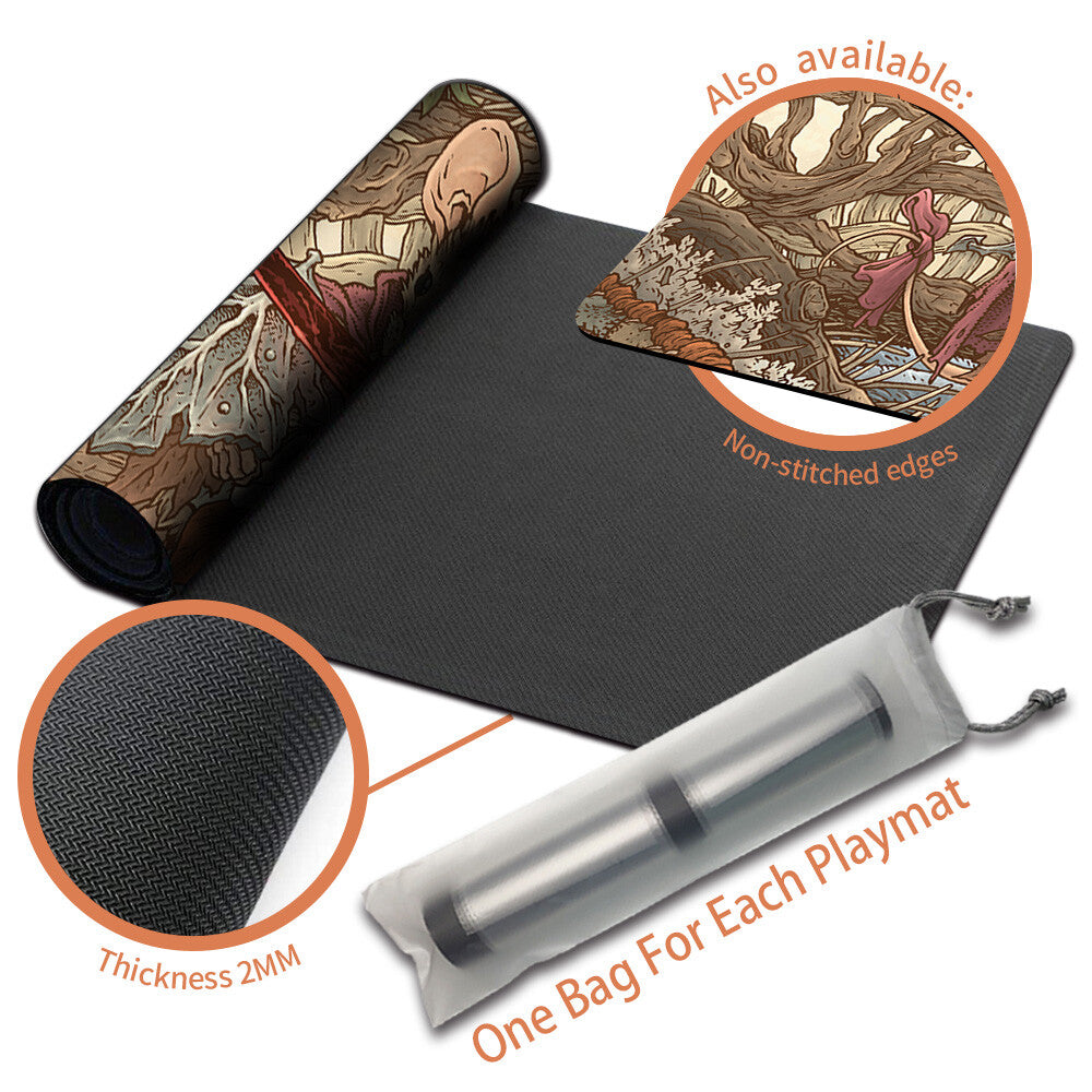 MABEL, HEIR TO CRAGFLAME - Magic The Gathering MTG Playmat TCG CCG MTG Playmat Stitched Edge