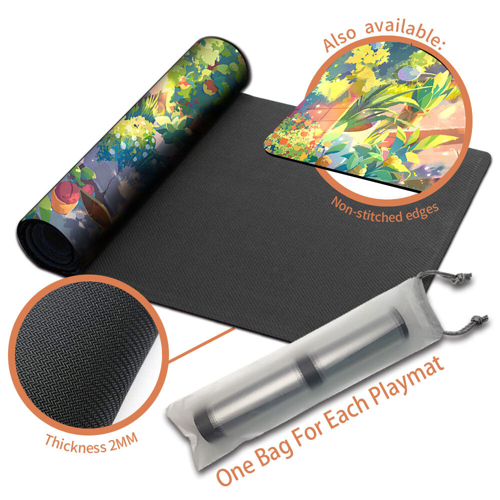 New Pokemon Eevee Playmat Stitched Edge with Free Bag | Pokemon Playmat Stitched Edge With Zones | 357640