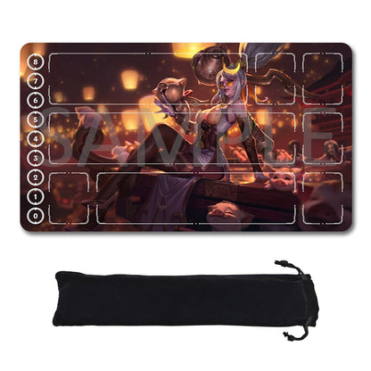 Ashe - League Of Legends Riftbound Playmat 24x14 in + Free Storage Bag