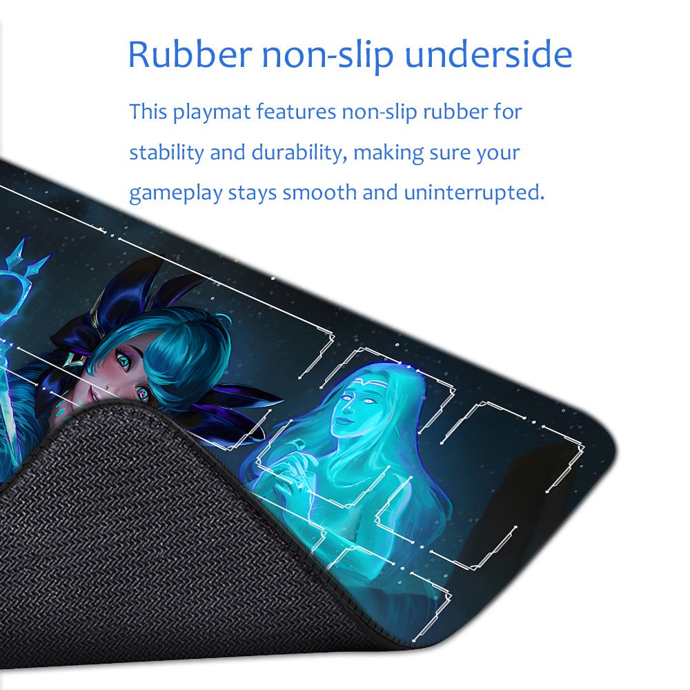 Gwen - League Of Legends Riftbound Playmat 24x14 in + Free Storage Bag