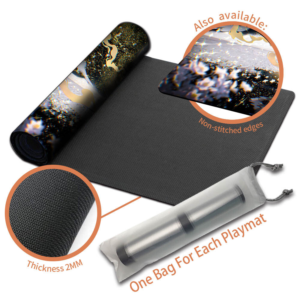 New Pokemon Arceus Playmat Stitched Edge with Free Bag | Pokemon Playmat Stitched Edge With Zones | 386922