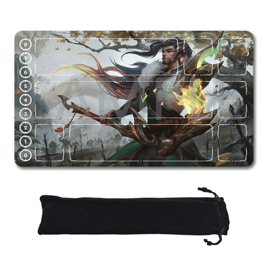 Yasuo - League Of Legends Riftbound Playmat 24x14 in + Free Storage Bag