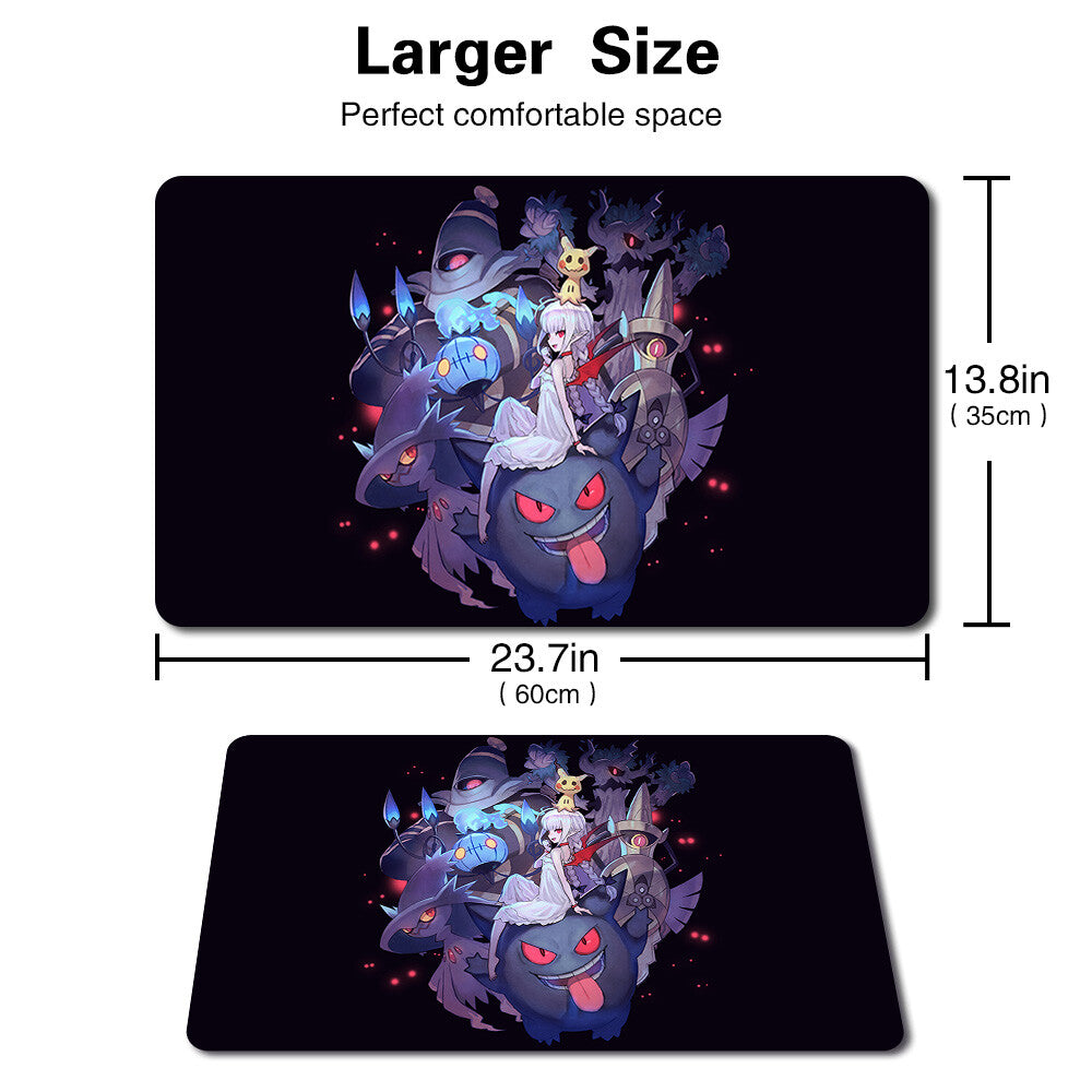2704816 - Board Game Pokemon Gengar Playmat Stitched Edge Games Mousepad Play Mat of TCG