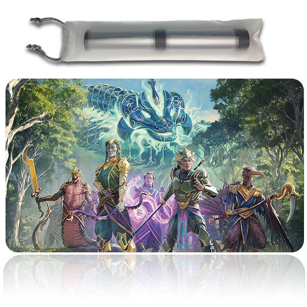 WILL OF THE SULTAI - Magic The Gathering MTG Playmat TCG CCG MTG Playmat Stitched Edge