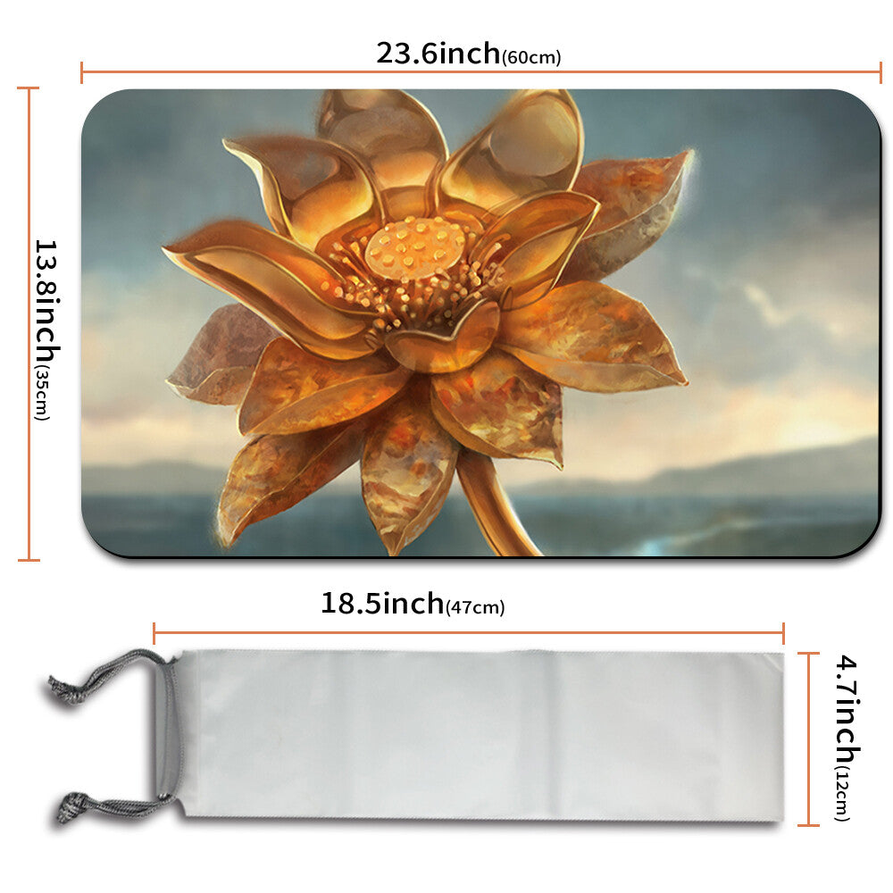 Gilded-Lotus - Magic The Gathering Playmat TCG CCG MTG Playmat Stitched Edge