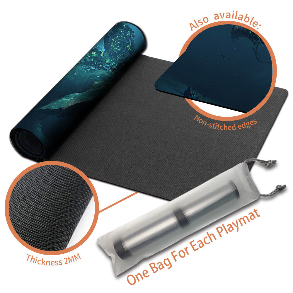 Slinn Voda, the Rising Deep -Magic The Gathering MTG Playmat TCG CCG MTG Playmat Stitched Edge