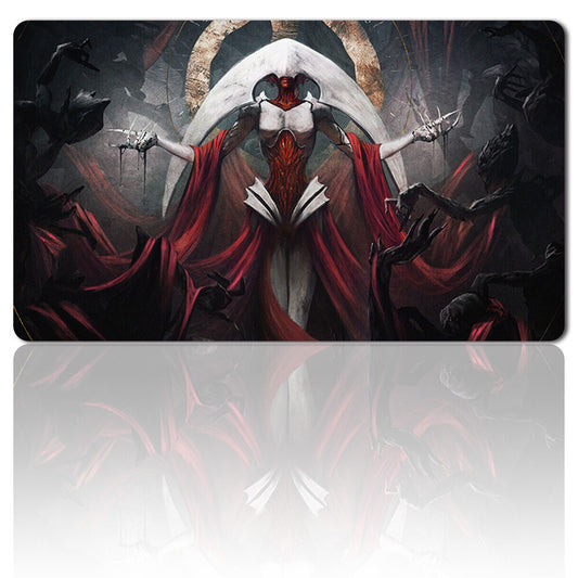 Elesh Norn - Board Game MTG All Will Be One Phyrexia Playmat Mousepad of TCG CCG Stitched Edge