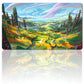 The Fertile Lands of Saulvinia - Board Game MTG Playmat Mouse Mat of TCG CCG Stitched Edge