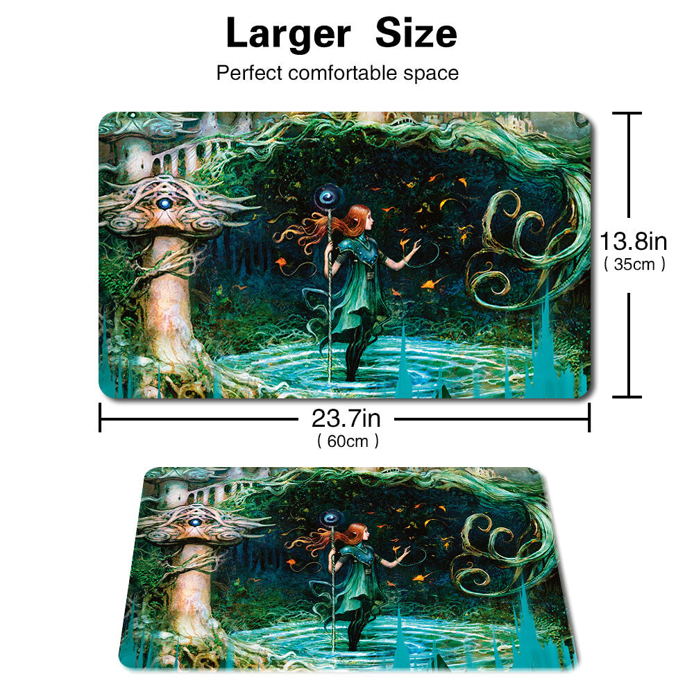 Growth Spiral - Board Game MTG Playmat Games Mousepad Play Mat of TCG Stitched Edge