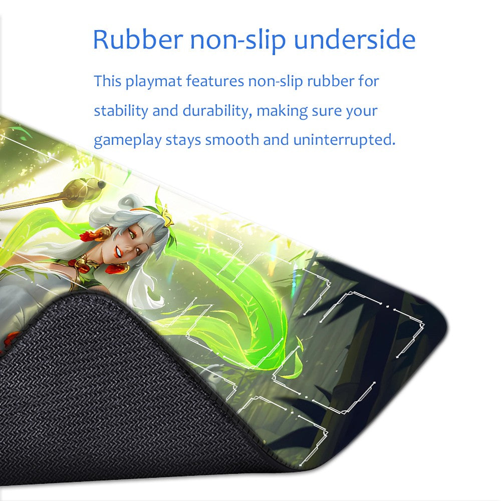 LUX - League Of Legends Riftbound Playmat 24x14 in + Free Storage Bag