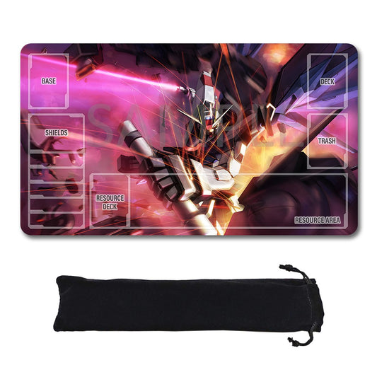 GCG Playmat Suitable for Gundam, includes Storage Bag, 24 x 14 inches (123030)