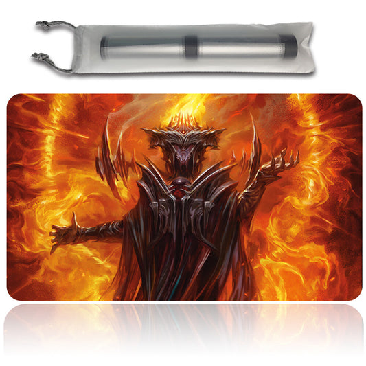 SAURON, THE DARK LORD - Magic The Gathering MTG Playmat TCG CCG MTG Playmat Stitched Edge