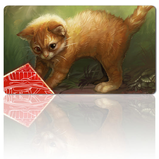 Adorable Kitten - Board Game MTG Playmat Games Mousepad Play Mat of TCG Stitched Edge