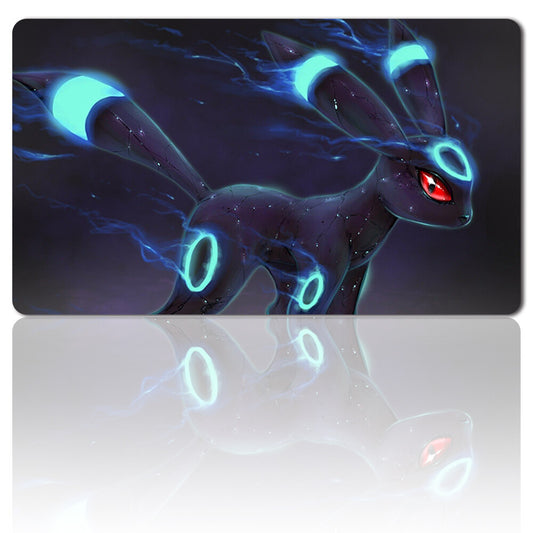 Pokemon648583 -Board Game Pokemon Umbreon Playmat Stitched Edge Games Mousepad Play Mat of TCG