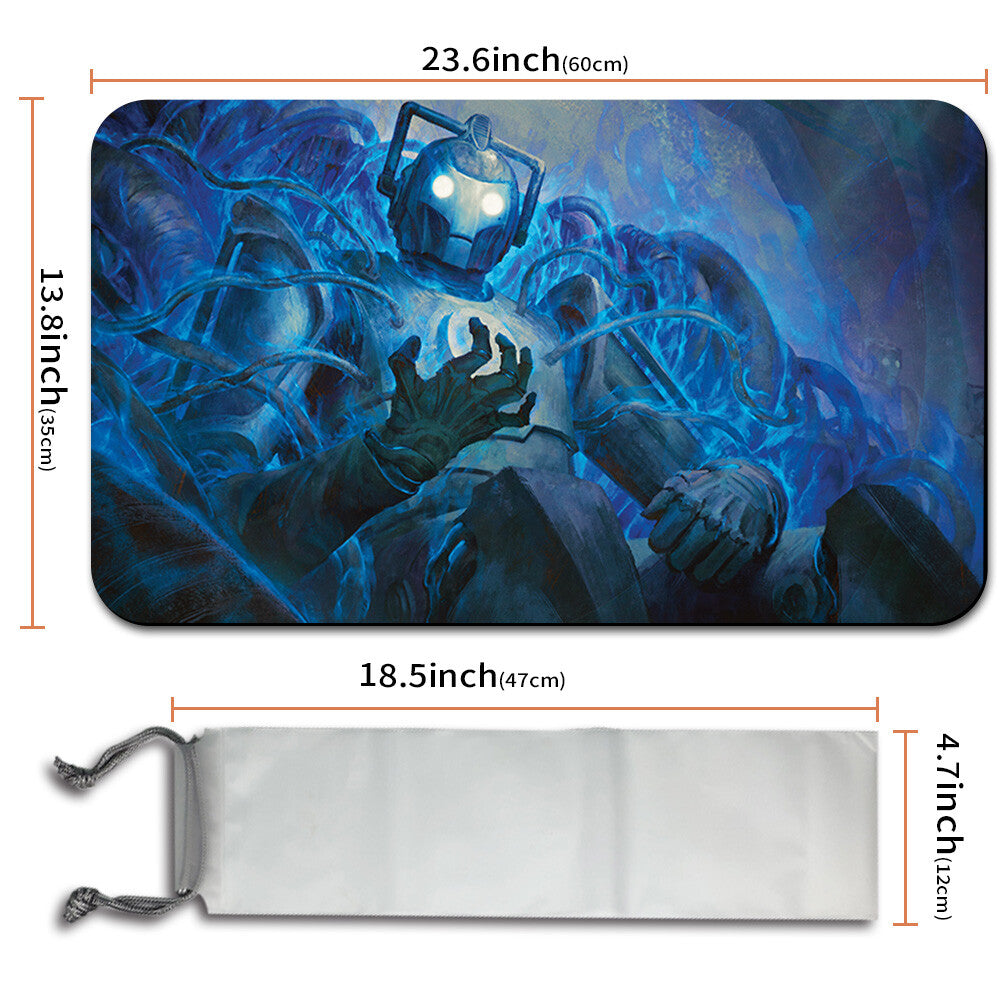 THE CYBER-CONTROLLER - Magic The Gathering MTG Playmat TCG CCG MTG Playmat Stitched Edge