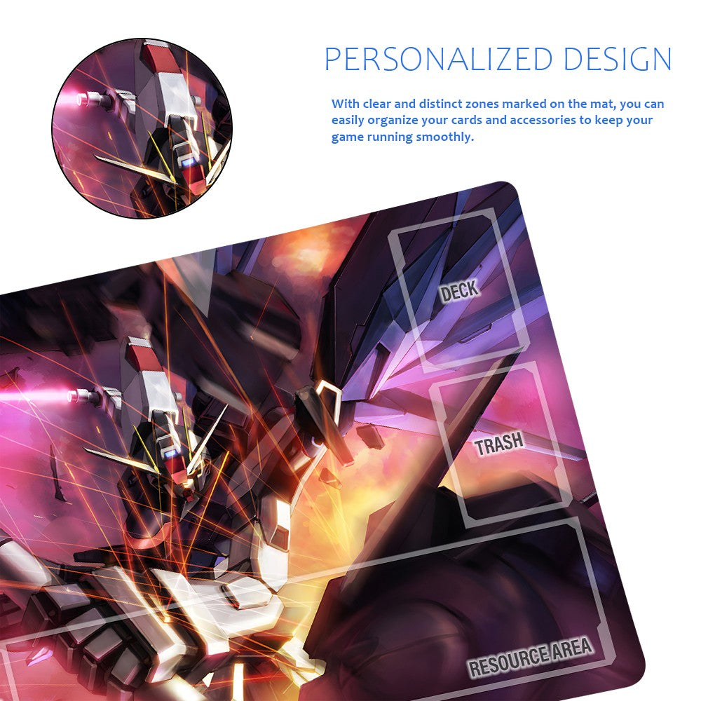GCG Playmat Suitable for Gundam, includes Storage Bag, 24 x 14 inches (123030)