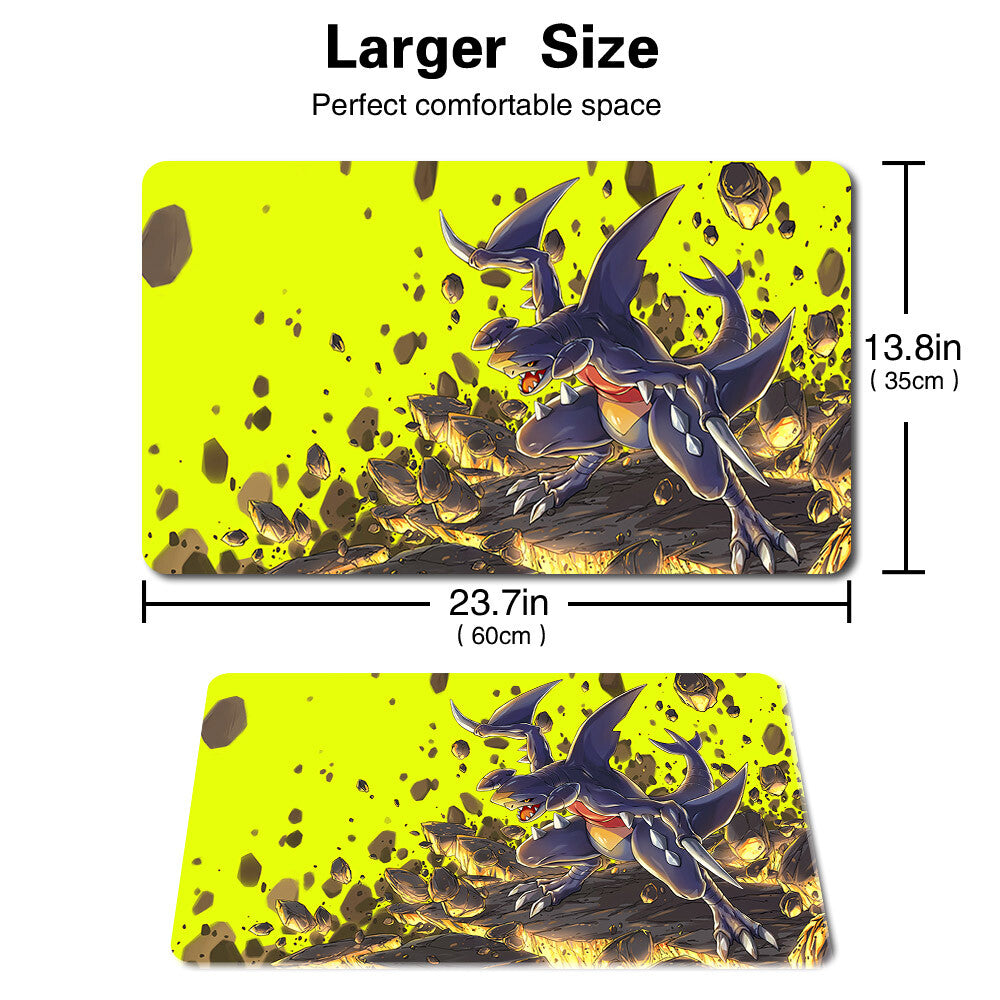 470521 - Board Game Pokemon Garchomp Playmat Stitched Edge Games Mousepad Play Mat of TCG