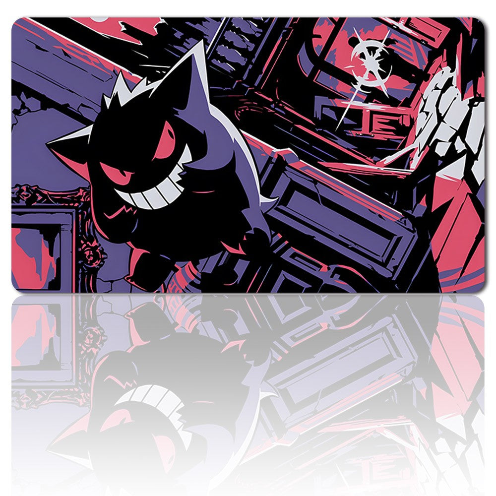 476987 - Board Game Pokemon Gengar Playmat Stitched Edge Games Mousepad Play Mat of TCG