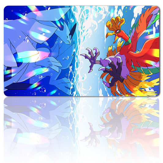 vqzjp5 - Board Game Pokemon Lugia Playmat Stitched Edge Games Mousepad Play Mat of TCG