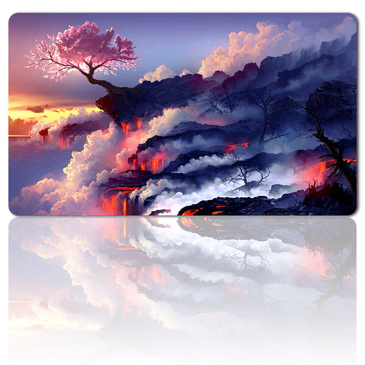 Pink tree - Board Game MTG Playmat Games Mousepad Play Mat of TCG Stitched Edge