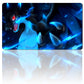 973234 -Board Game Pokemon Mega Charizard Playmat Stitched Edge Games Mousepad Play Mat of TCG