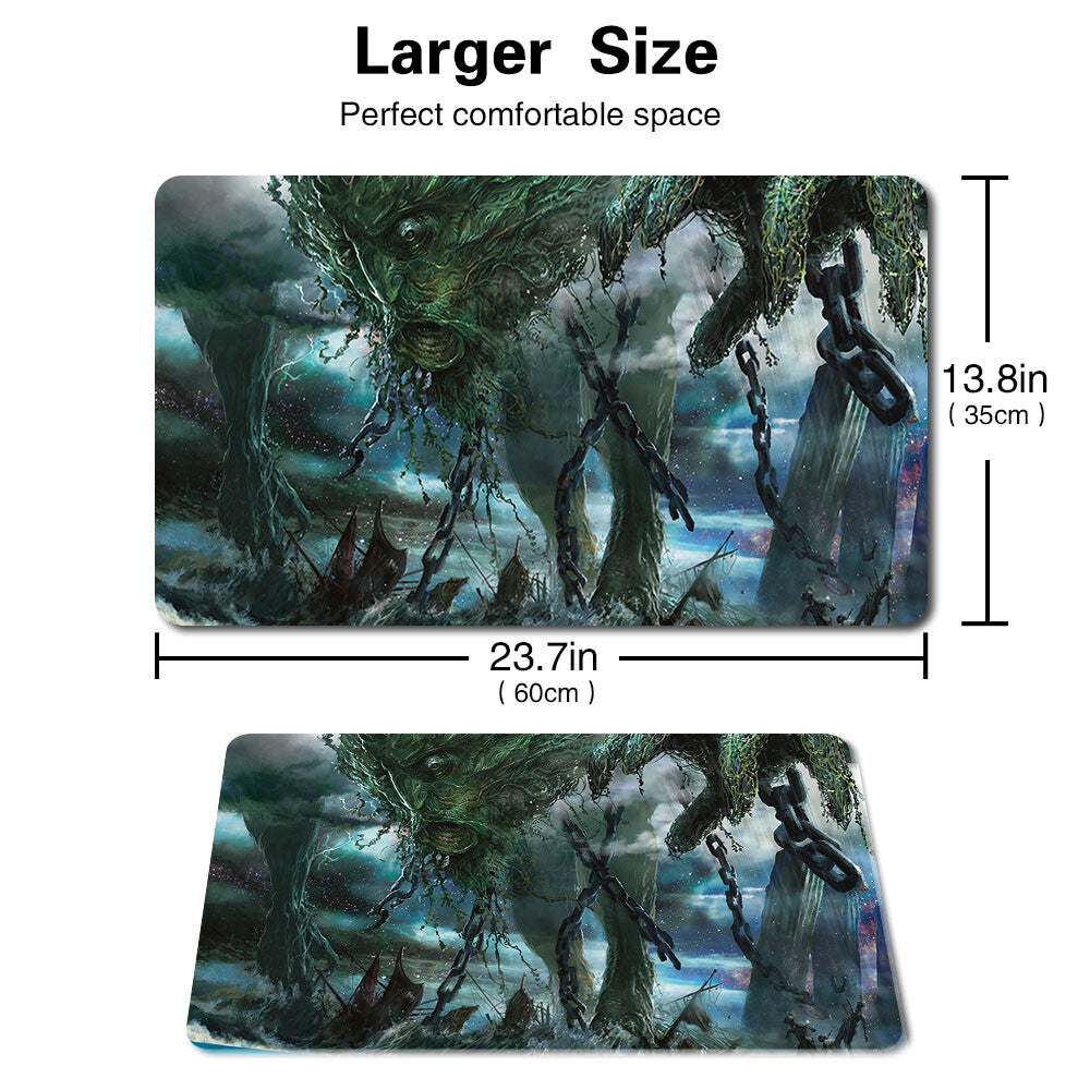 URO, TITAN OF NATURE'S WRATH - Board Game MTG Playmat Mousepad Play Mat of TCG Stitched Edge