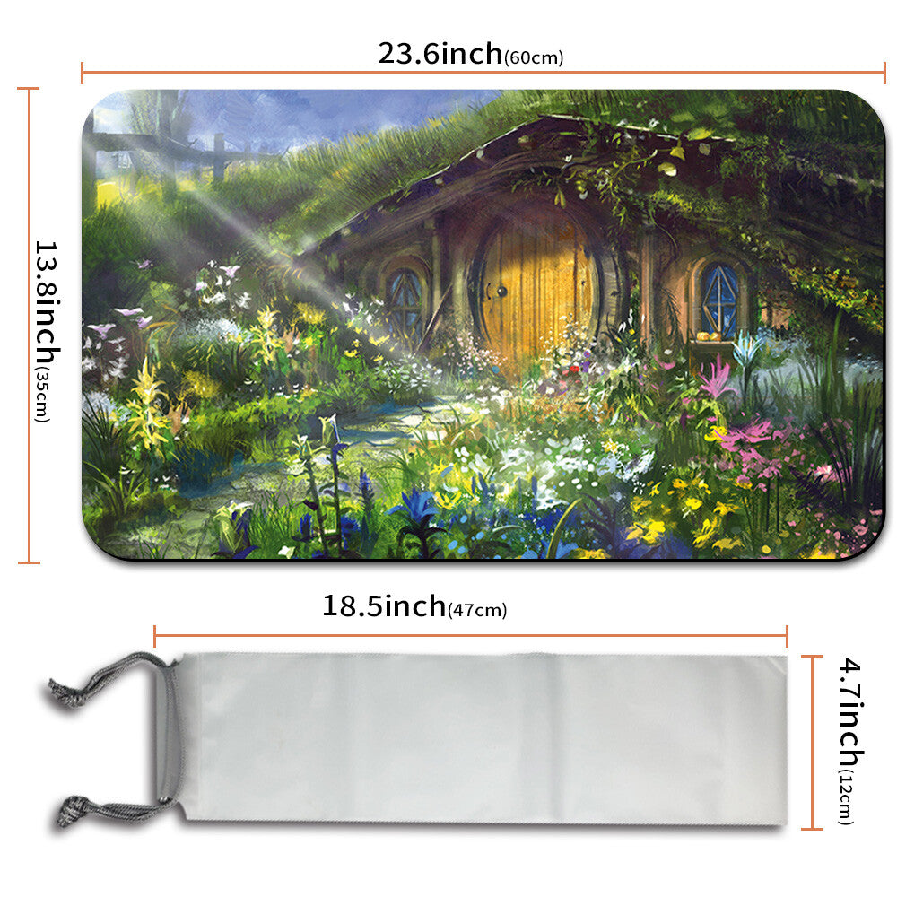 SUNPETAL GROVE - Magic The Gathering MTG Playmat TCG CCG MTG Playmat Stitched Edge