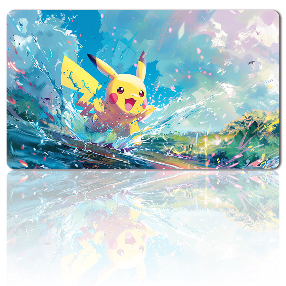 020008 - Board Game Pokemon Pikachu Playmat Stitched Edge Games Mousepad Play Mat of TCG