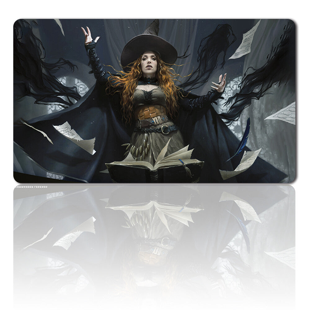 TASHA, THE WITCH QUEEN Magic The Gathering MTG Playmat TCG CCG MTG Playmat Stitched Edge