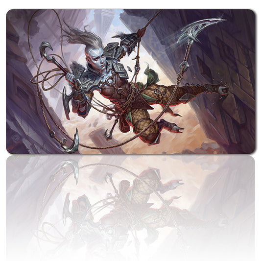 AKIRI, FEARLESS VOYAGER - Board Game MTG Playmat Games Mousepad Play Mat of TCG Stitched Edge