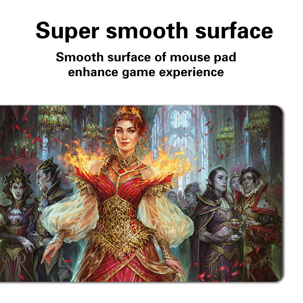 CHANDRA, DRESSED TO KILL - Board Game MTG Playmat Games Play Mat of TCG CCG Stitched Edge
