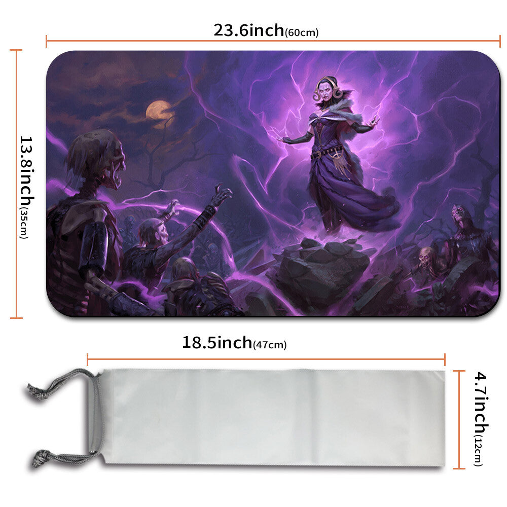 Liliana, the Last Hope - Magic The Gathering MTG Playmat TCG CCG MTG Playmat Stitched Edge
