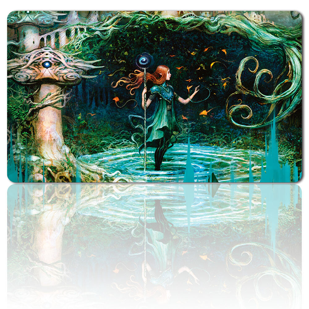 Growth Spiral - Board Game MTG Playmat Games Mousepad Play Mat of TCG Stitched Edge
