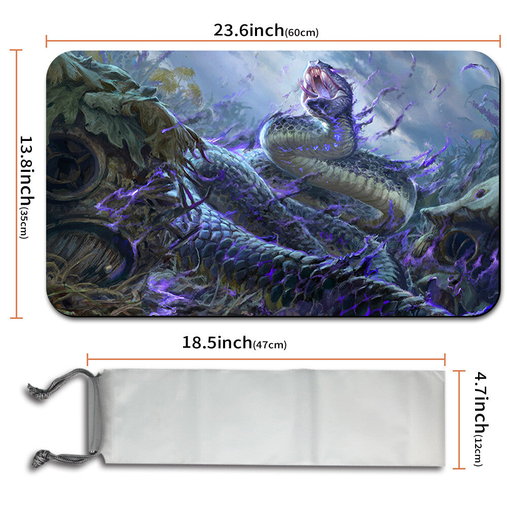 Rottenmouth Viper - Magic The Gathering MTG Playmat TCG CCG MTG Playmat Stitched Edge
