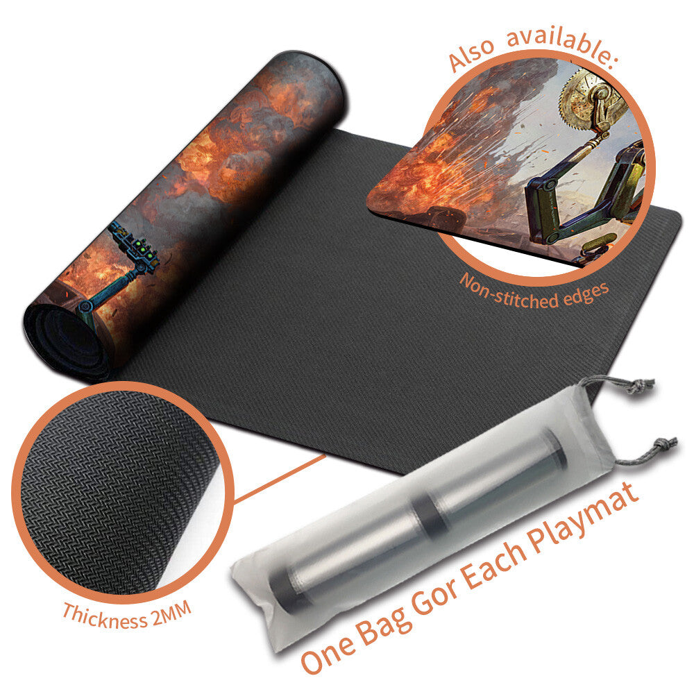 MISTER GUTSY - Magic The Gathering MTG Playmat TCG CCG MTG Playmat Stitched Edge