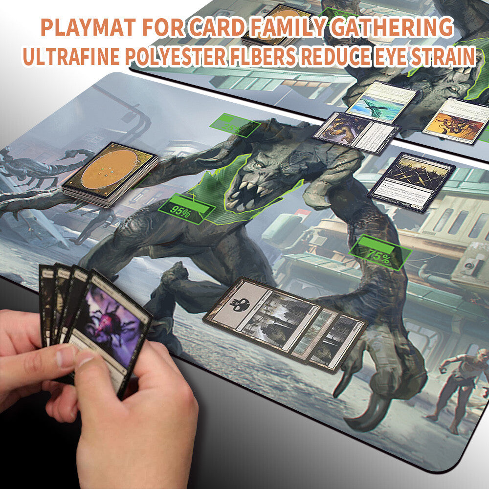 V.A.T.S - Magic The Gathering MTG Playmat TCG CCG MTG Playmat Stitched Edge