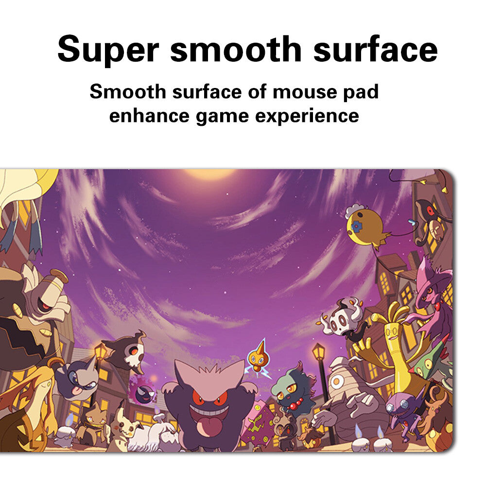 544579 - Board Game Pokemon Gengar Playmat Stitched Edge Games Mousepad Play Mat of TCG