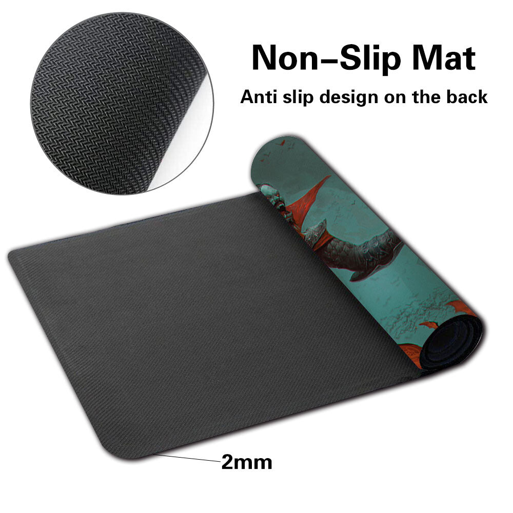 DRACULA, LORD OF BATS - Board Game MTG Playmat Games Mousepad Playmat of TCG CCG Stitched Edge