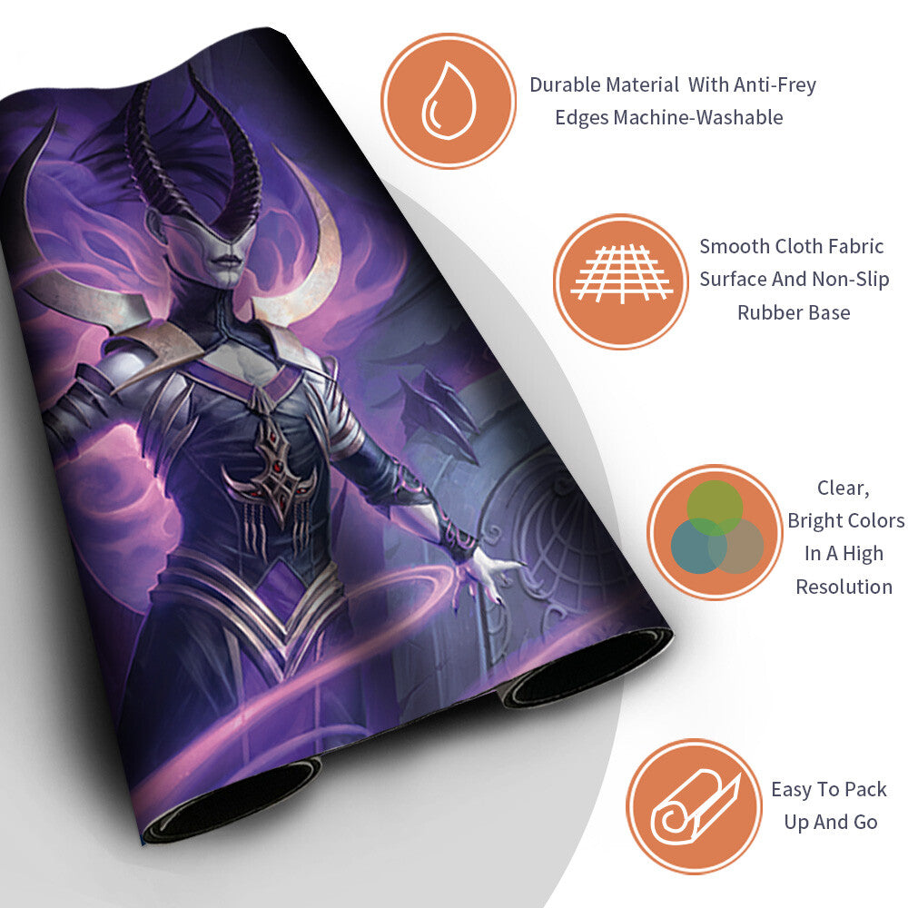 ASHIOK, WICKED MANIPULATOR - Magic The Gathering MTG Playmat TCG CCG MTG Playmat Stitched Edge