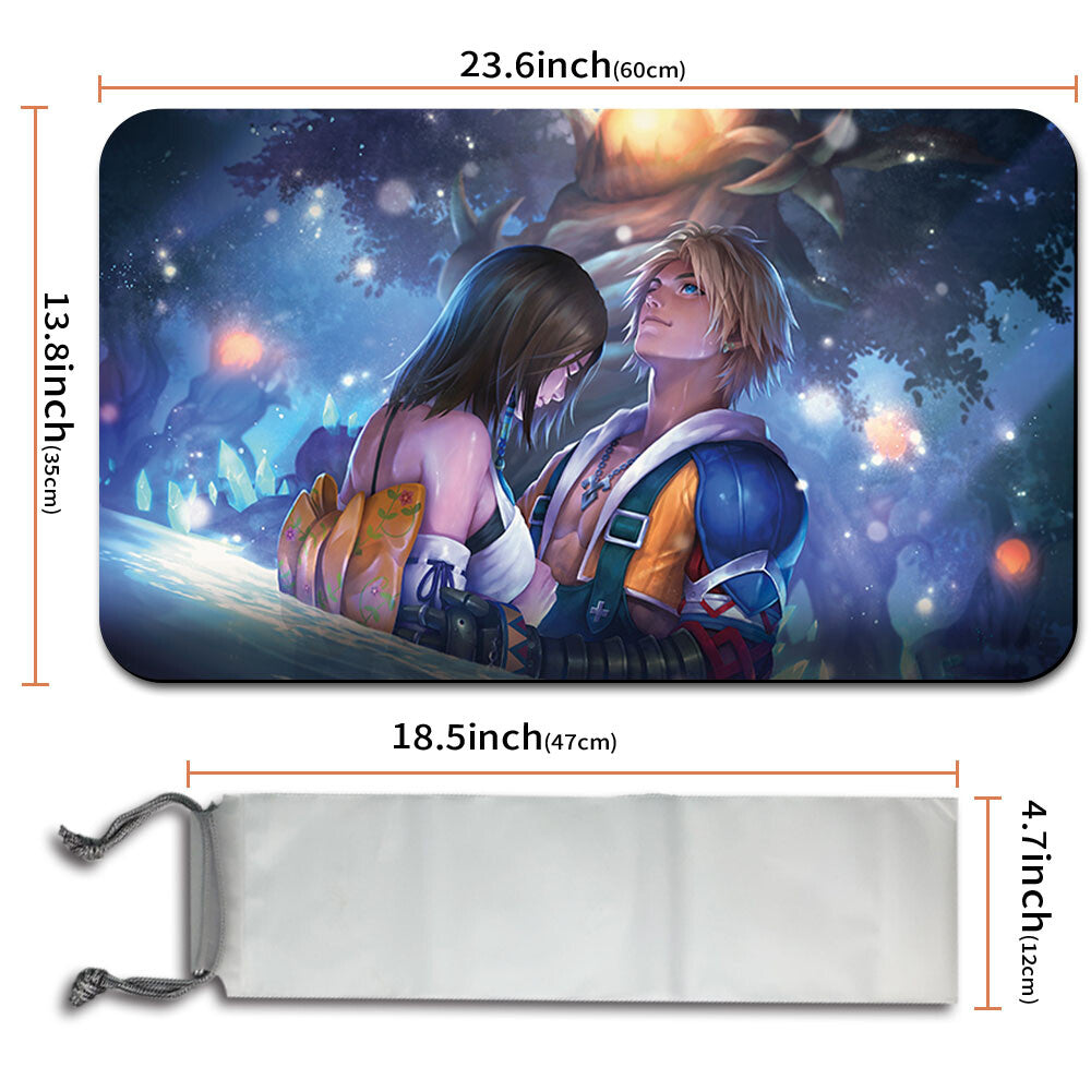 YUNA'S DECISION - Magic The Gathering MTG Playmat TCG CCG MTG Playmat Stitched Edge