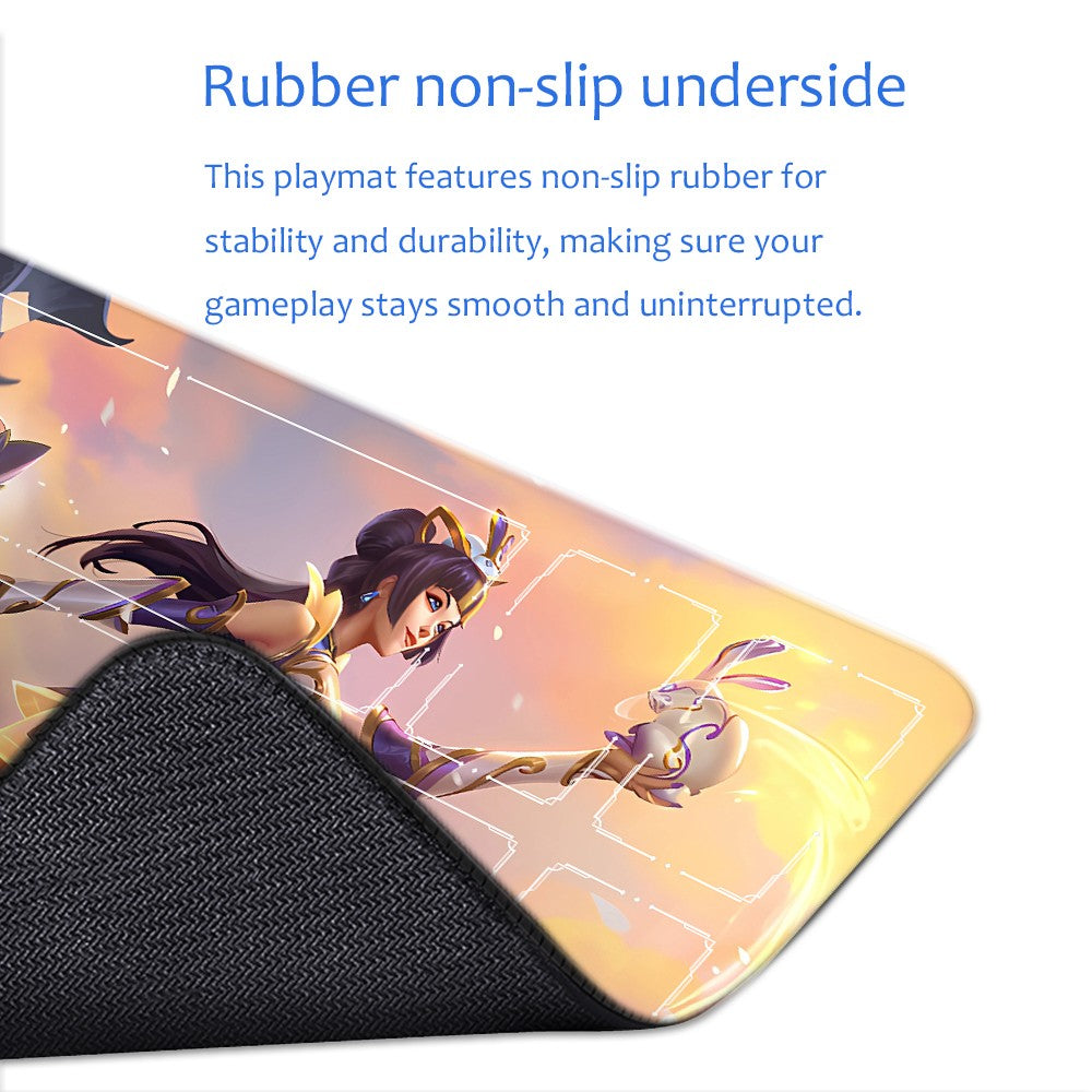 LUX - League Of Legends Riftbound Playmat 24x14 in + Free Storage Bag