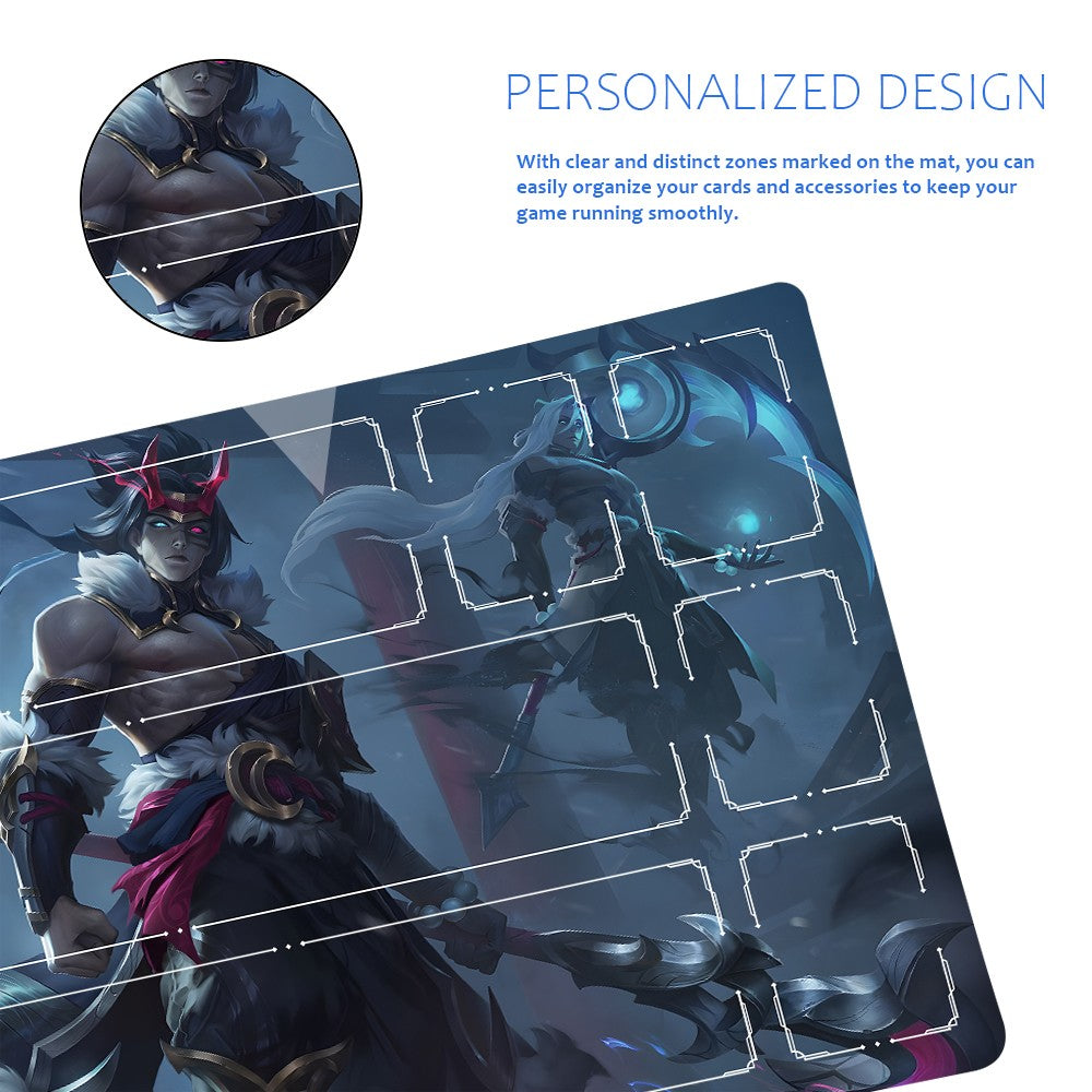 Kayn - League Of Legends Riftbound Playmat 24x14 in + Free Storage Bag