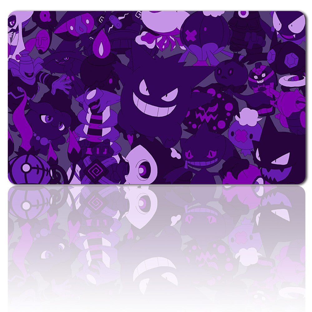 723290 - Board Game Pokemon Gengar Playmat Stitched Edge Games Mousepad Play Mat of TCG