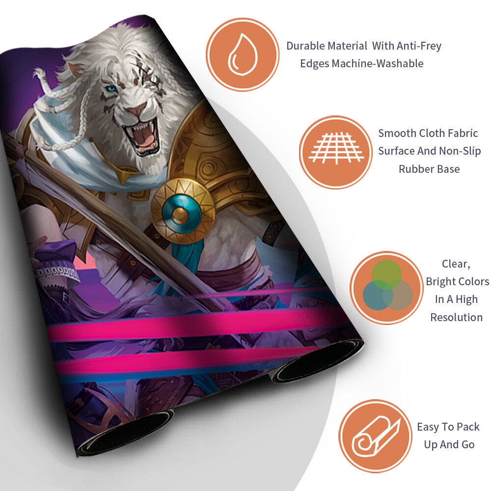 BEGINNER BOX KEY ART - Magic The Gathering MTG Playmat TCG CCG MTG Playmat Stitched Edge